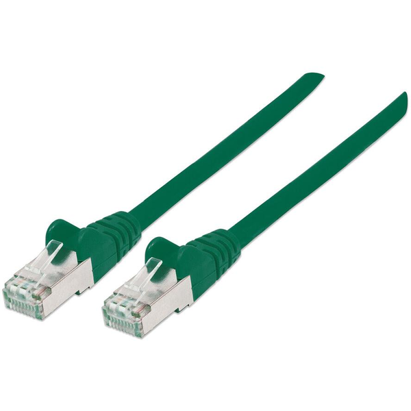 Intellinet 350686 sieťový kábel Zelená 30 m Cat6a S/FTP (S-STP)