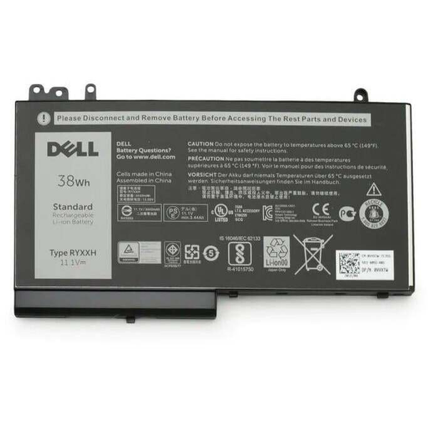 38Wh 3-Cell Lithium-Ion Battery for Laptops