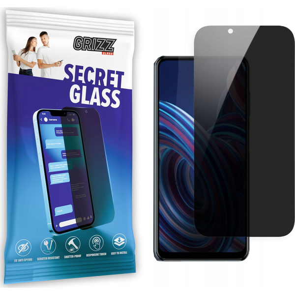  GrizzGlass Szkło prywatyzujące GrizzGlass SecretGlass do ZTE Blade A72 5G