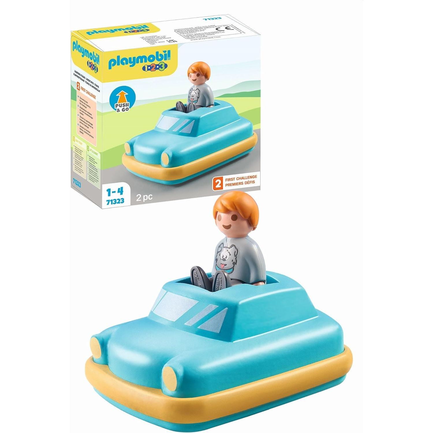 Playmobil 1.2.3: Push & Go autó (71323) (paymobil71323)