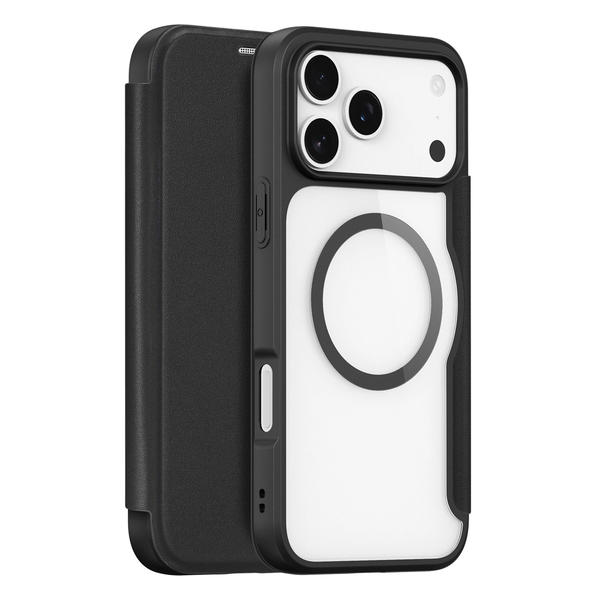 Flipové pouzdro Dux Ducis pro Apple iPhone 17 Pro Max, černé