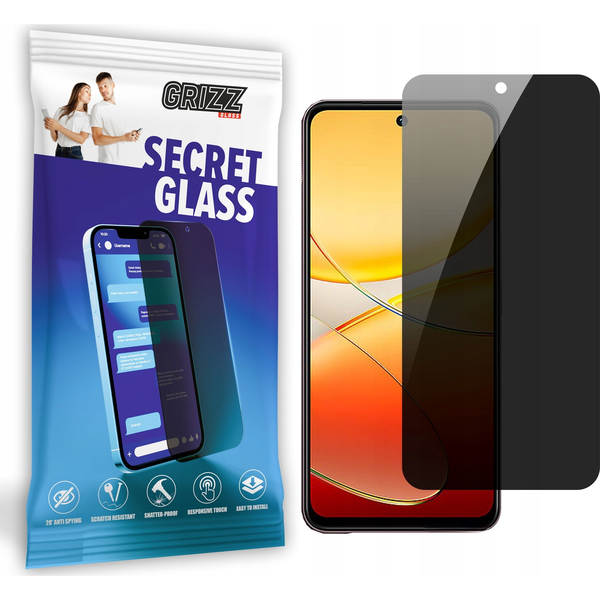  GrizzGlass Szkło prywatyzujące GrizzGlass SecretGlass do Vivo T3x