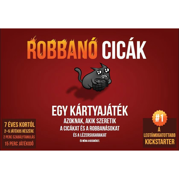 Robbanó cicák társasjáték (ASM34566)