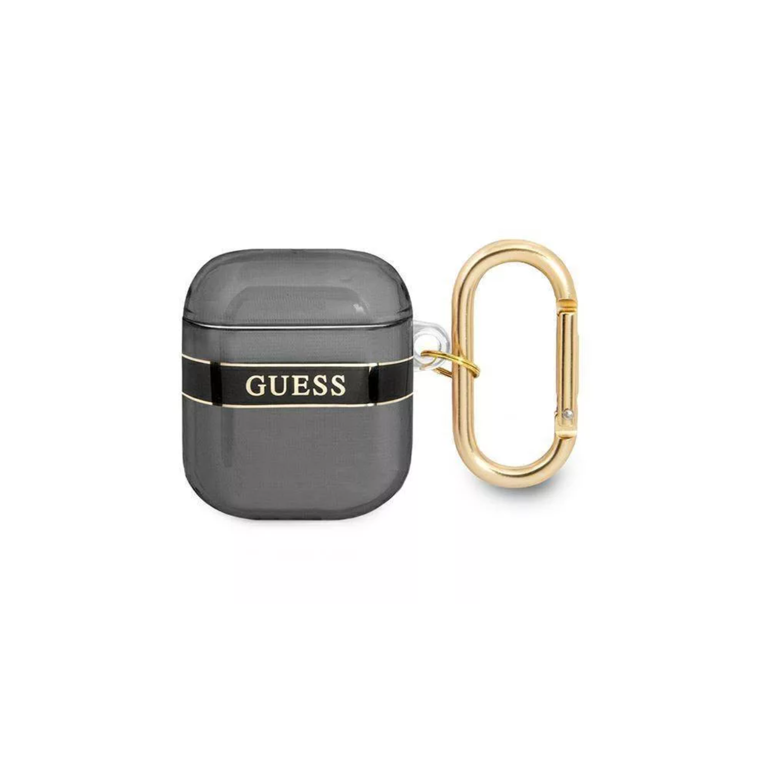 Guess TPU Apple AirPods 1 / 2 tok - Fekete (GUA2HHTSK)