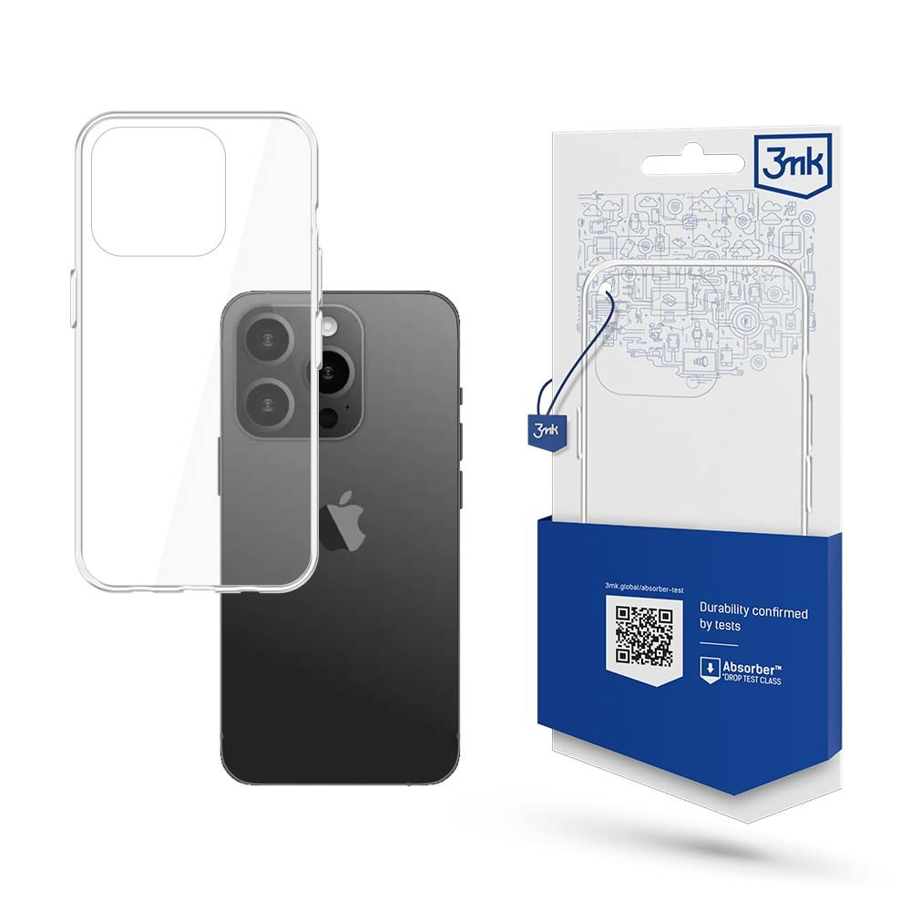 3mk Armor Case Apple iPhone 15 Pro Tok - Átlátszó (3M005193)