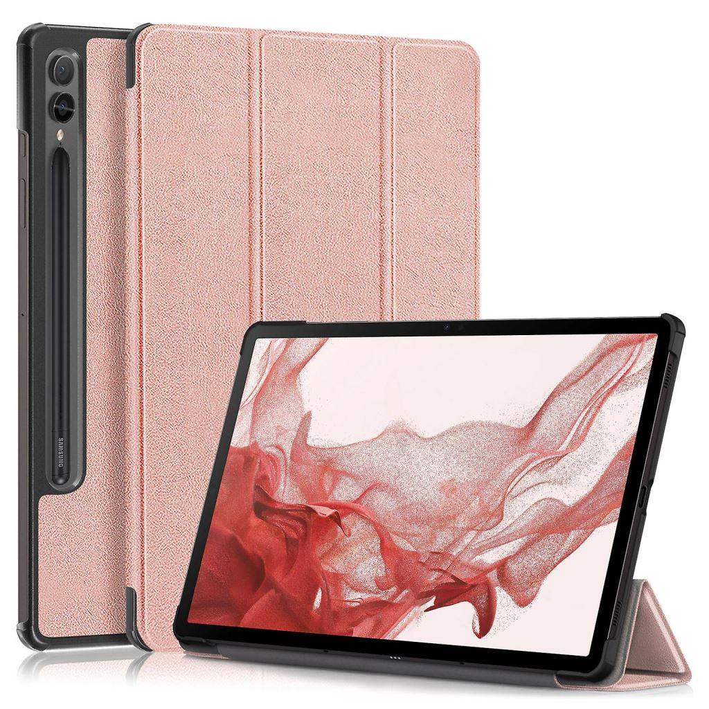 Gigapack Samsung Galaxy Tab S9 bőr hatású tok rózsaarany (GP-147033) (GP-147033)