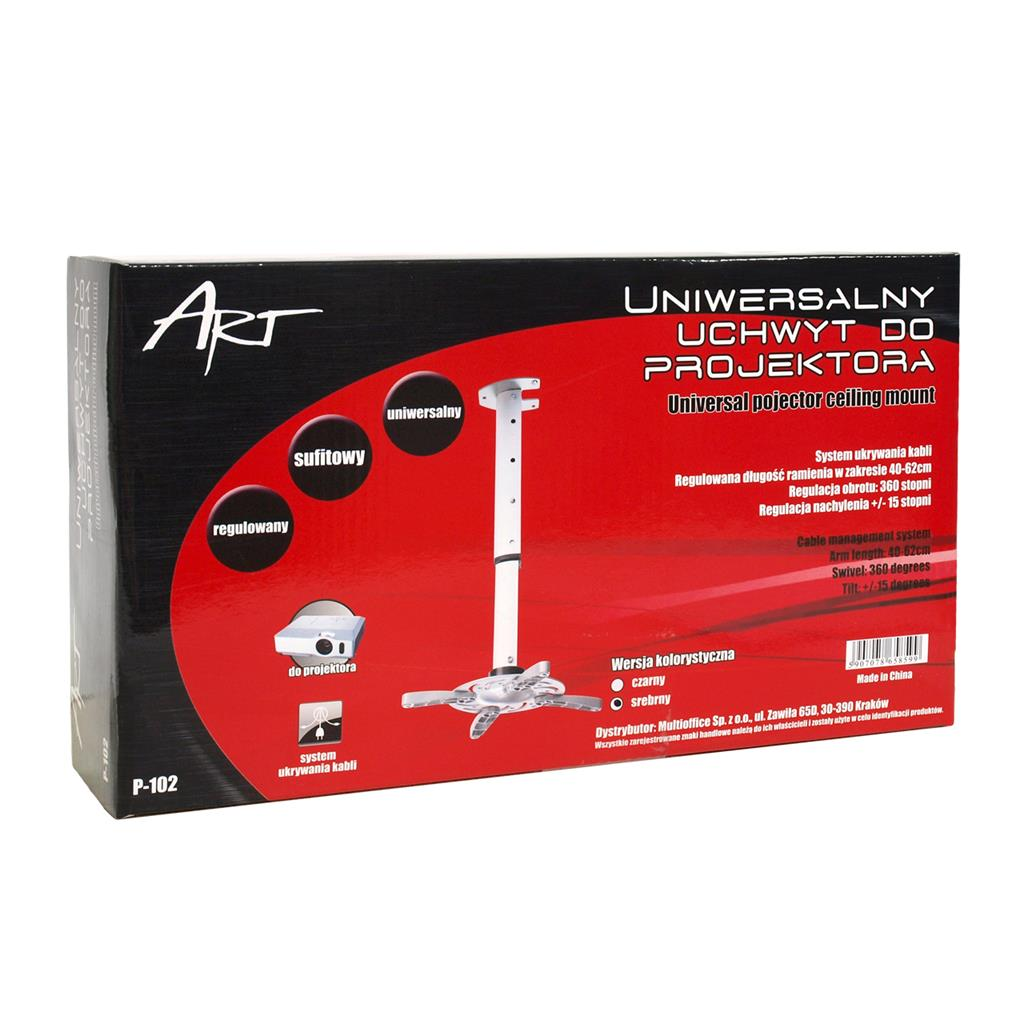 ART Projektor tartó Ezüst (RAMART P-102S-AL SREBRNY)
