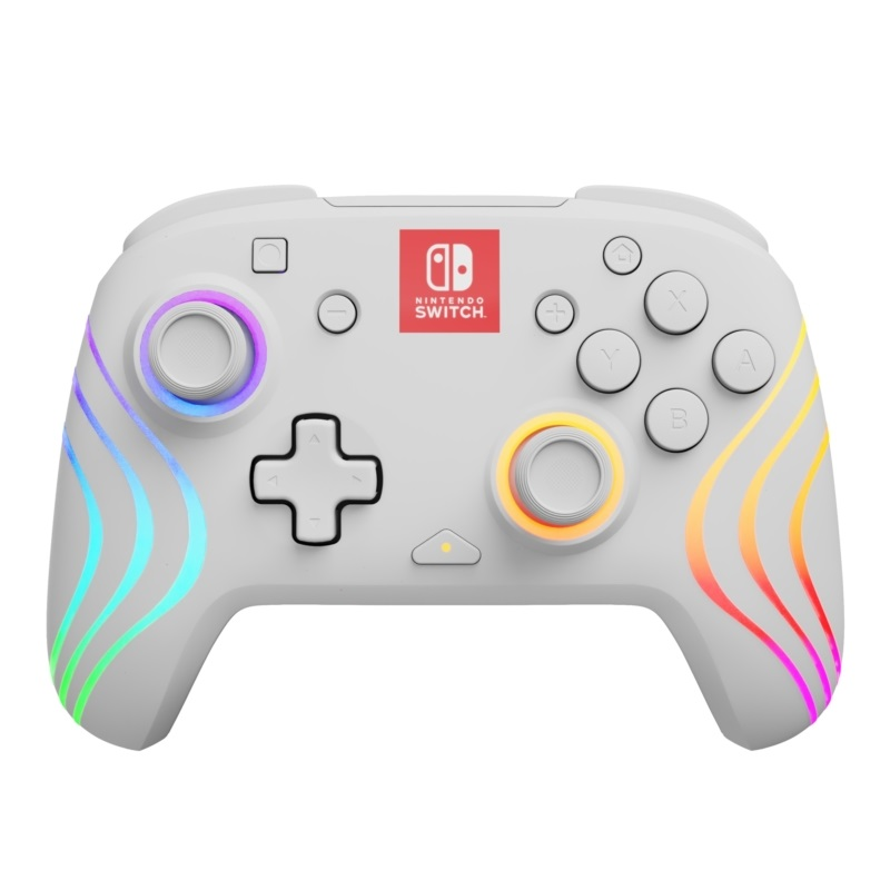 PDP Afterglow Wave Fehér Gamepad Analóg/digitális Nintendo Switch, Nintendo Switch OLED (500-238-WH)