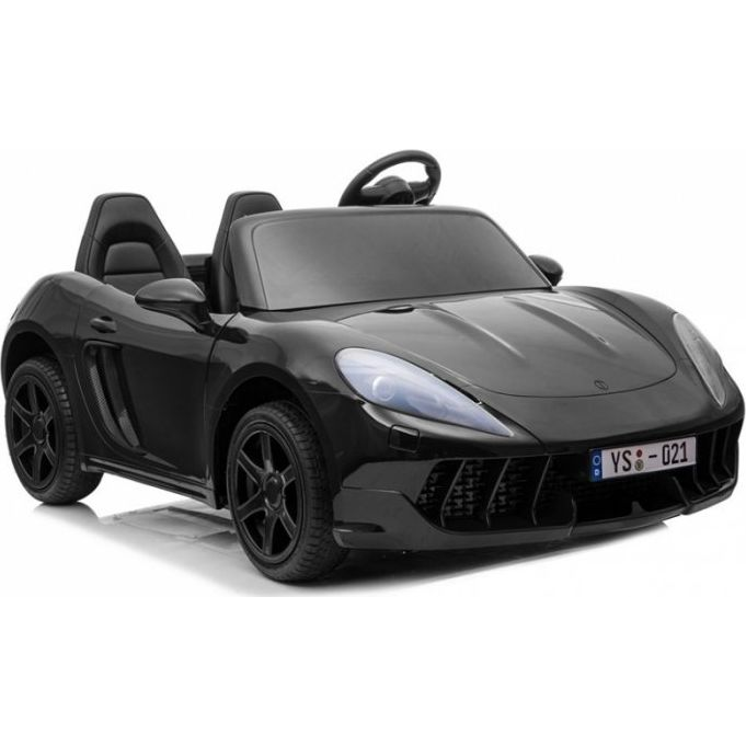 YSA021A 6430 24 V 2 Személyes Elektromos Kisautó - Lakkozott Fekete (6430)