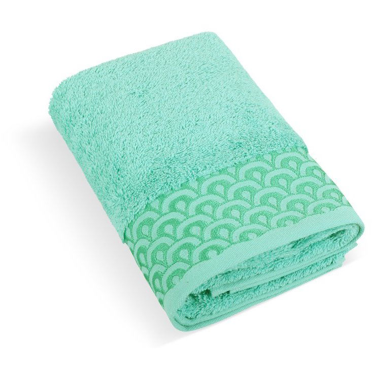 BELLATEX frottír törölköző Krajka, 500 g K/327, türkiz 50 × 100 cm (12902)