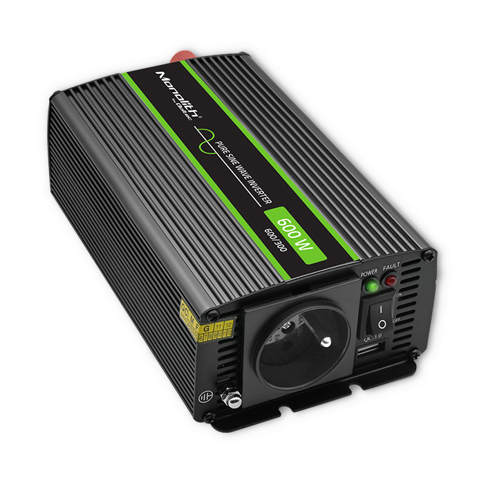 Qoltec Monolith Autós inverter (24V / 300W) (51936)