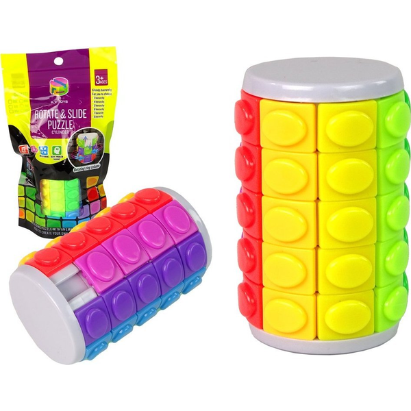 Logikai Kirakós Játék Forgó Görgő Színes 15197