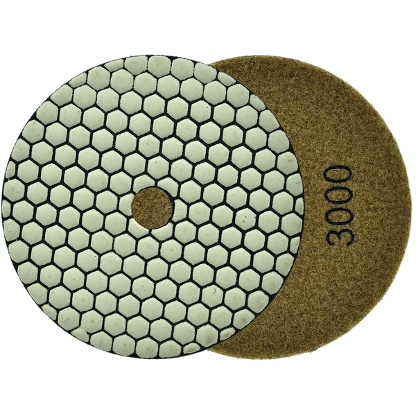 Geko Tarcza polerska do szlifowania gresu na sucho 125mm GR3000 (25/250)
