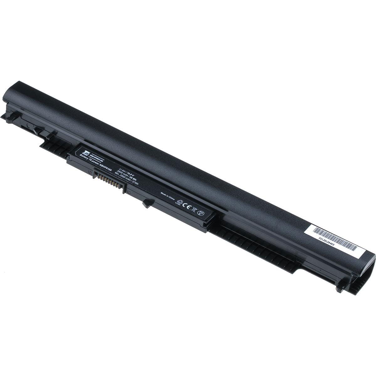 T6 Power for Hewlett Packard notebook 807957-001, Li-Ion, 14.8 V, 2600 mAh (38 Wh), black (NBHP0109_v106910)