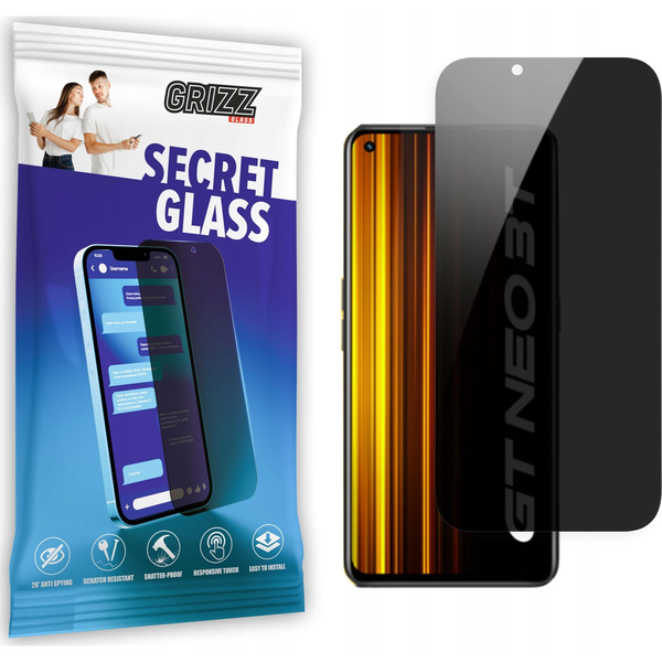  GrizzGlass Szkło prywatyzujące GrizzGlass SecretGlass Realme GT 3 Neo