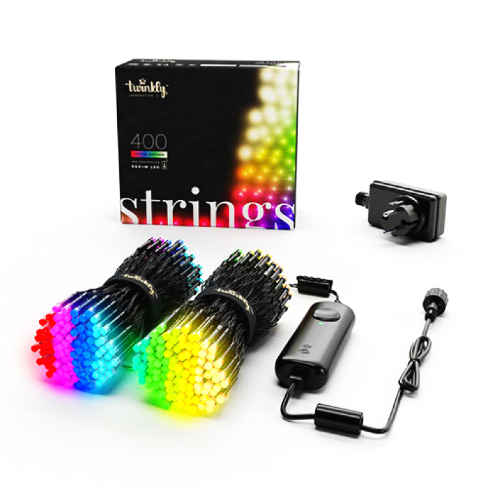 Twinkly Strings TWS400SPP Kül-/Beltéri LED Fényfüzér 32m - RGBW (TWS400SPP-BEU)