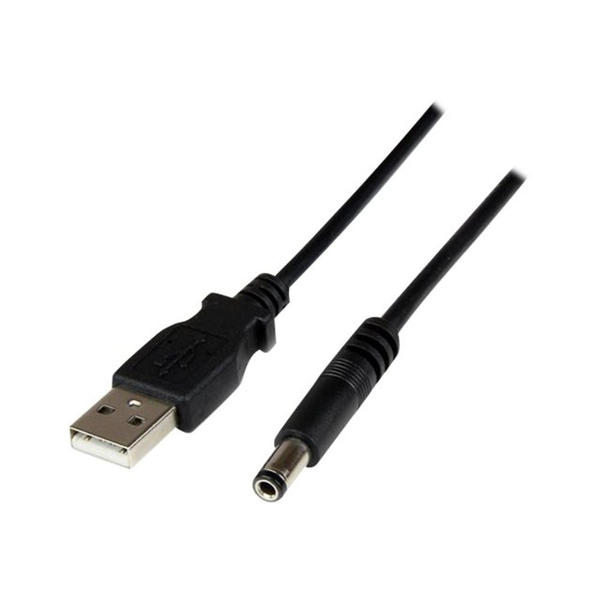 StarTech.com USB2TYPEN1M el-ledning Sort 1 m USB A Barrel type N