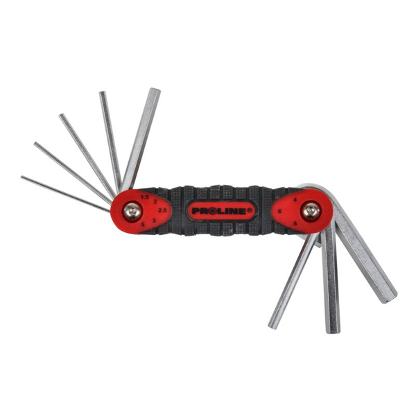  Pro-Line Zestaw kluczy imbusowych hex wielofunkcyjne 1,5-8mm 8szt. (48368)