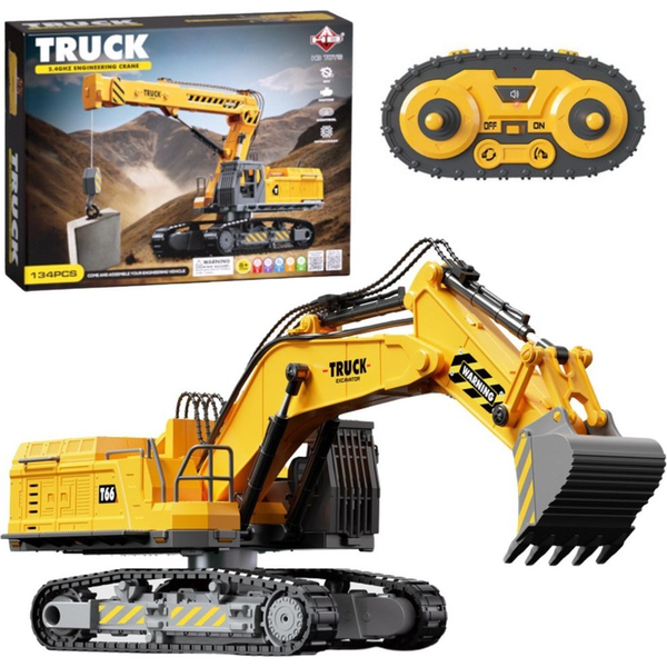 Caterpillar Kotrógép Diy RC Távirányító 133El