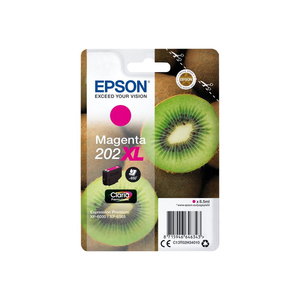 Epson Kiwi 202XL blækpatron 1 stk Original Højt (XL) udbytte Magenta