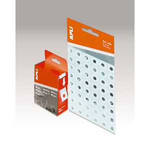 Apli 13 mm átlátszó lyukerősítő gyűrű (240 db) (00229)