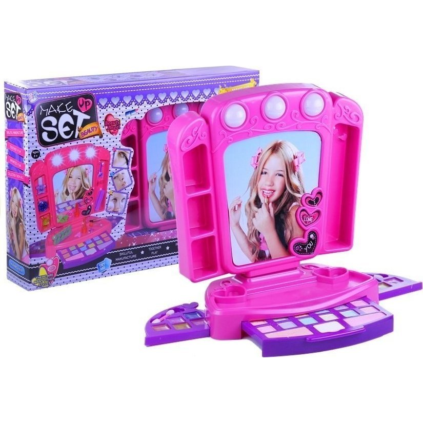 Öltözőasztal Készlet - Tükörrel, Fényekkel (3017)