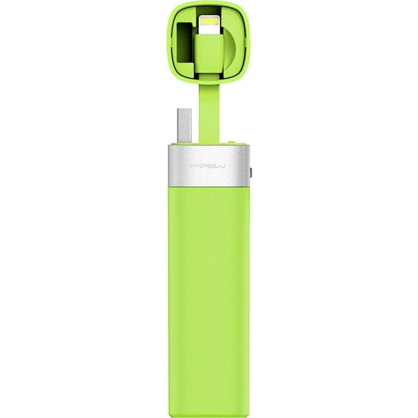 MiPow Power Tube 3000L 3000mAh Power Bank Zöld (MP-SPL06A-GN)
