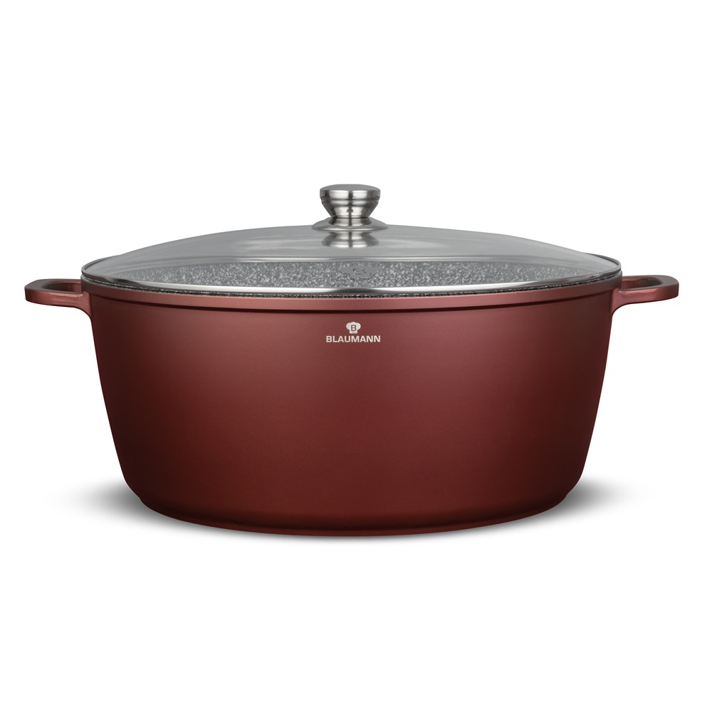 Blaumann BL-4086 23L Cerastone Fazék Üveg fedővel Ø 44cm 23L - Bronz (BL-4086)