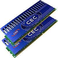CSX 4GB 1600MHz DDR3 RAM Kit Hűtőbordával (2x2GB) (CSXO-CEC3-1600-4GB-KIT)