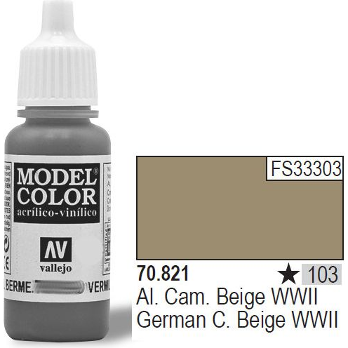 Vallejo Model Color German Cam.Beige WWII Akrilfesték 70821 (70821)