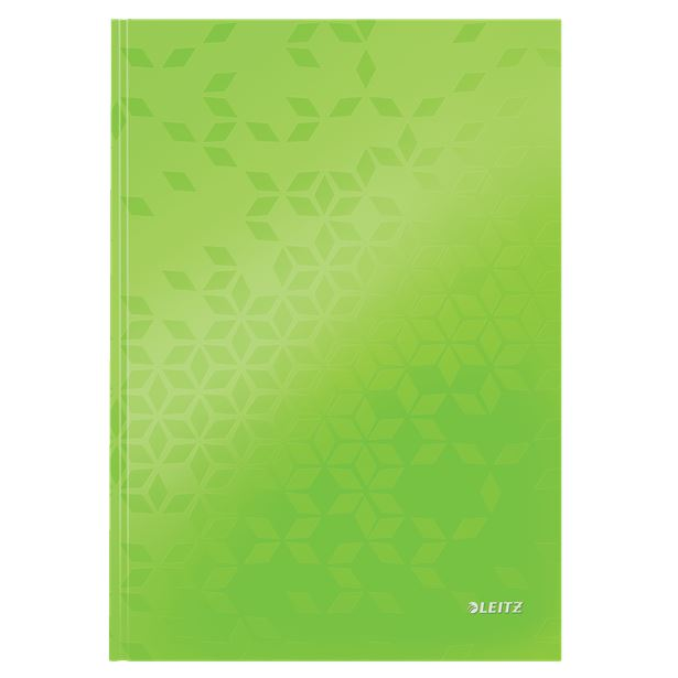 Leitz WOW beírókönyv A4 vonalas, zöld (46251054) (lei46251054)