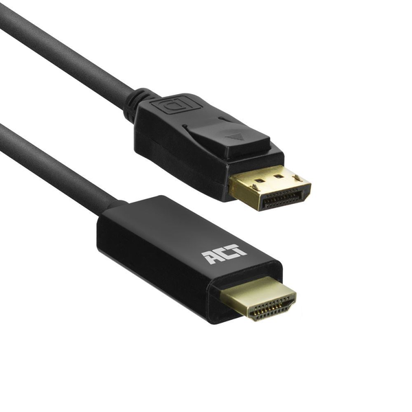 ACT AC7550 video kabel adapter HDMI Type A (Standaard) Zwart