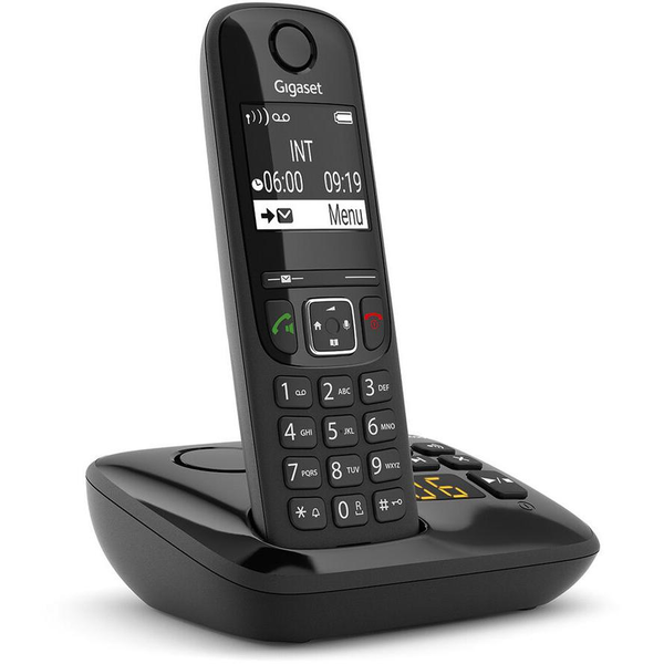 Gigaset AS690A Asztali DECT Telefon Fekete