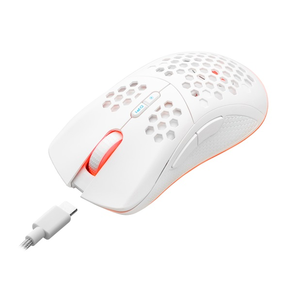 MS Nemesis M700 Wireless Gaming Egér 8000 DPI - Fehér
