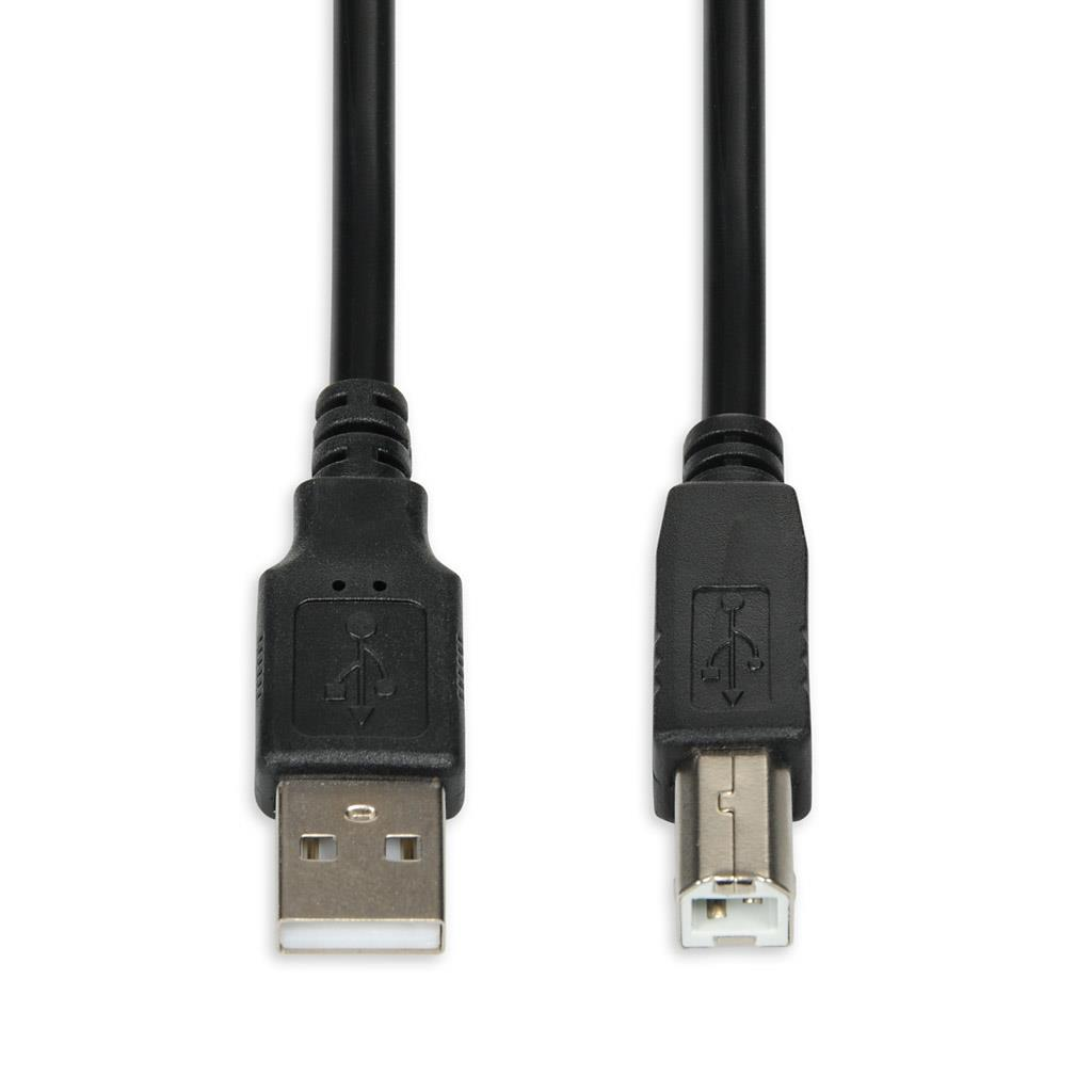 iBox IKU2D18 USB 2.0 A - USB 2.0 B (apa - apa) kábel 1.8m - Fekete (IKU2D18)