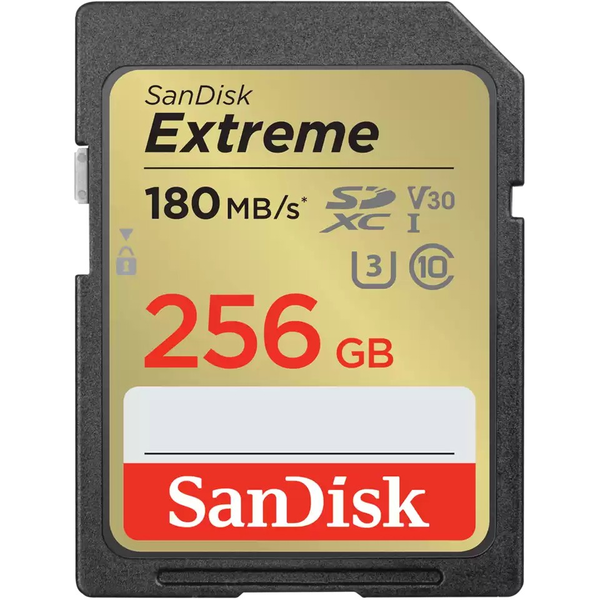Karta SanDisk Extreme SDXC 256 GB Class 10 UHS-I/U3 V30