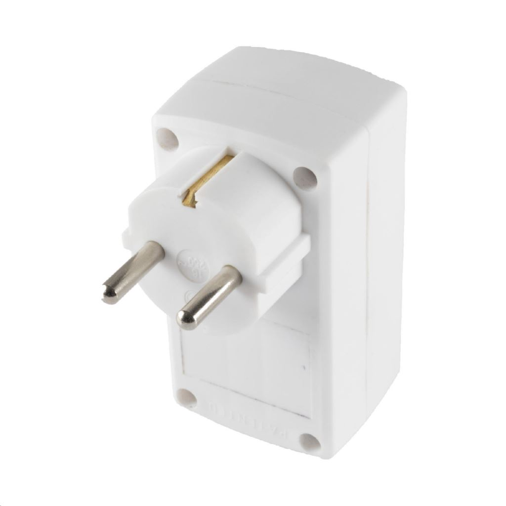 Somogyi 2euro+1védőérintkező alj elosztó (NV 131/WH) (NV 131/WH)