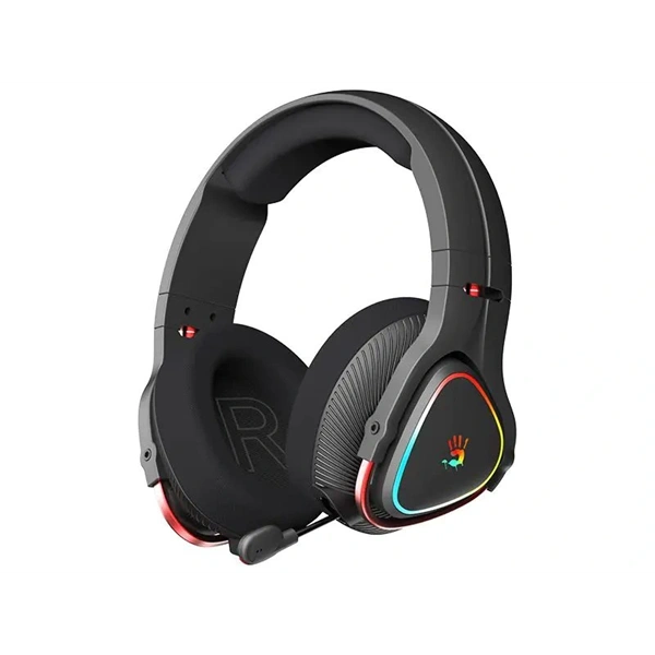 A4-Tech Bloody MR710 Multi-platform vezeték nélküli RGB fekete gamer headset (A4TSLU47751)