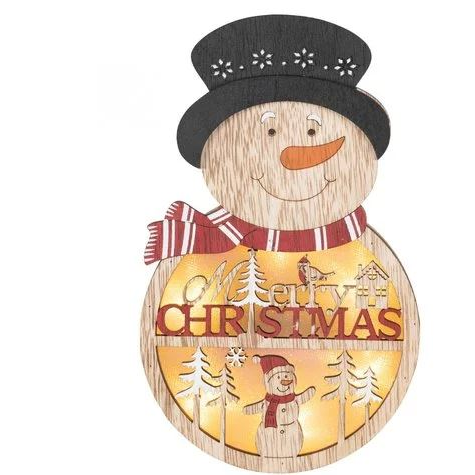 Somogyi KLW 21 S fa ablak-, ajtódísz, hóember (KLW 21 S)