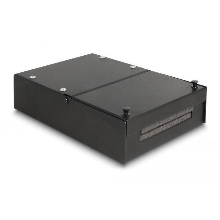 Delock 4 portos keystone modul szerelődoboz (66235) (delock66235)