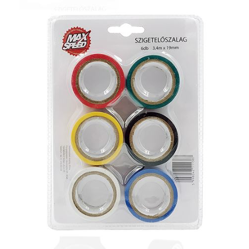 MaxSpeed szigetelőszalag szett 6 db-os (73612742) (73612742)