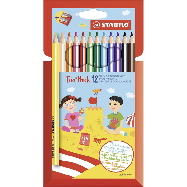 STABILO Trio Maxi 12 Мулти 12 броя