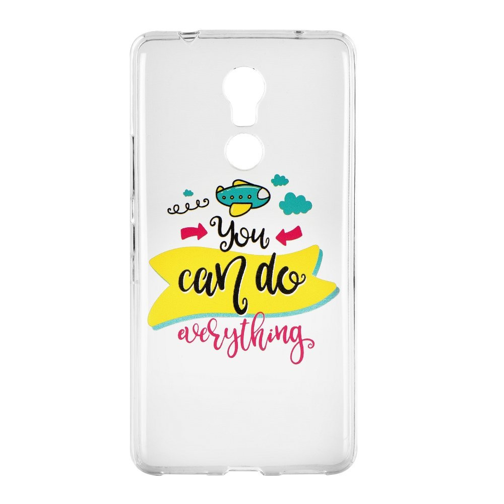 Samsung Galaxy A3 (2017) SM-A320F, TPU szilikon tok, ultravékony, You can do everything minta, átlátszó, style 4 (48876)
