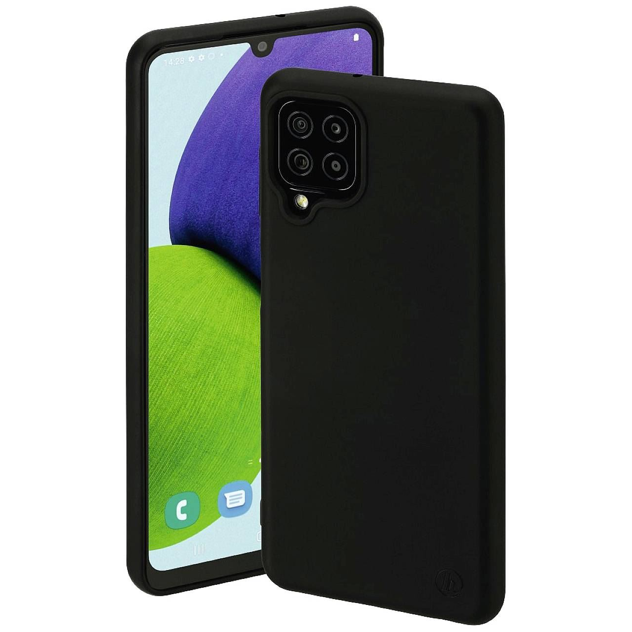 Hama Finest Feel Cover Samsung Galaxy A22 hátlaptok fekete (00196996) (HA00196996)