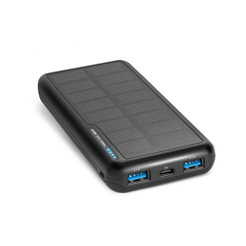 SBS Solar Power Bank 10000 mAh - Fekete (TTBB10000SK)