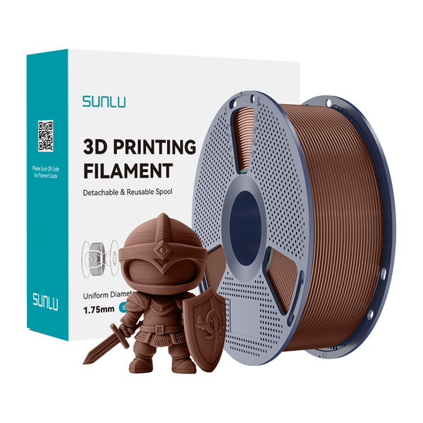 SUNLU PLA+ szál csokoládé színű 175mm FDM 3D nyomtatóhoz PLA+ Cho