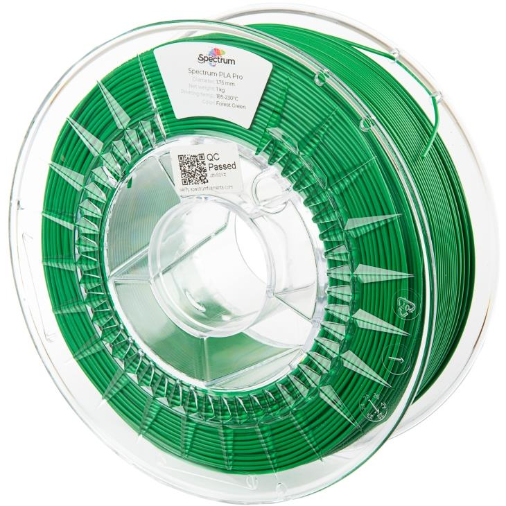 Spectrum 3D nyomtatószál, PLA Pro, 1,75 mm, Forest Green, 1 kg (80100)