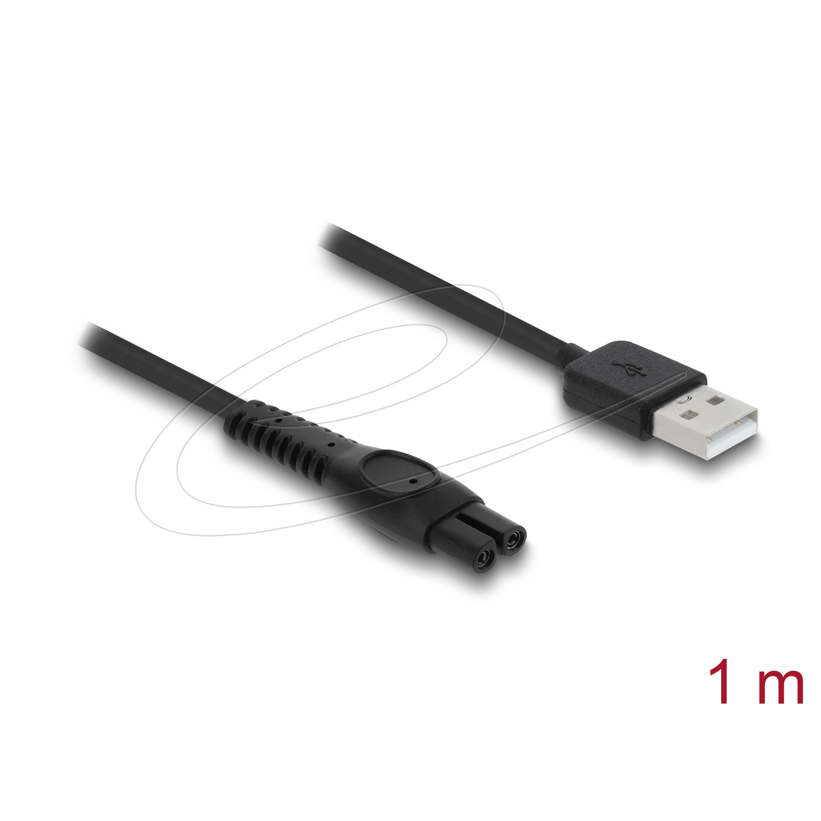Nabíjací kábel USB 5V pre holiaci strojček Philips QP2724 1m Delock 90981