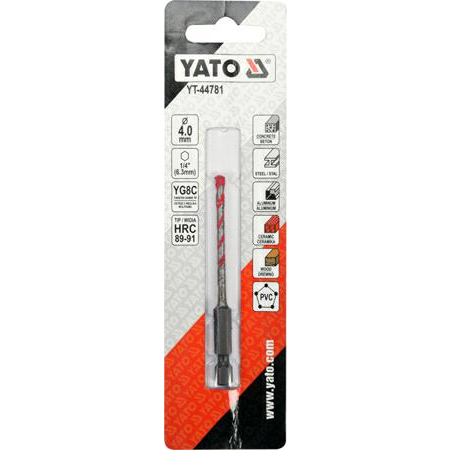 Yato Yt-44781 Fúrószár 4Mm Hex (YT-44781)