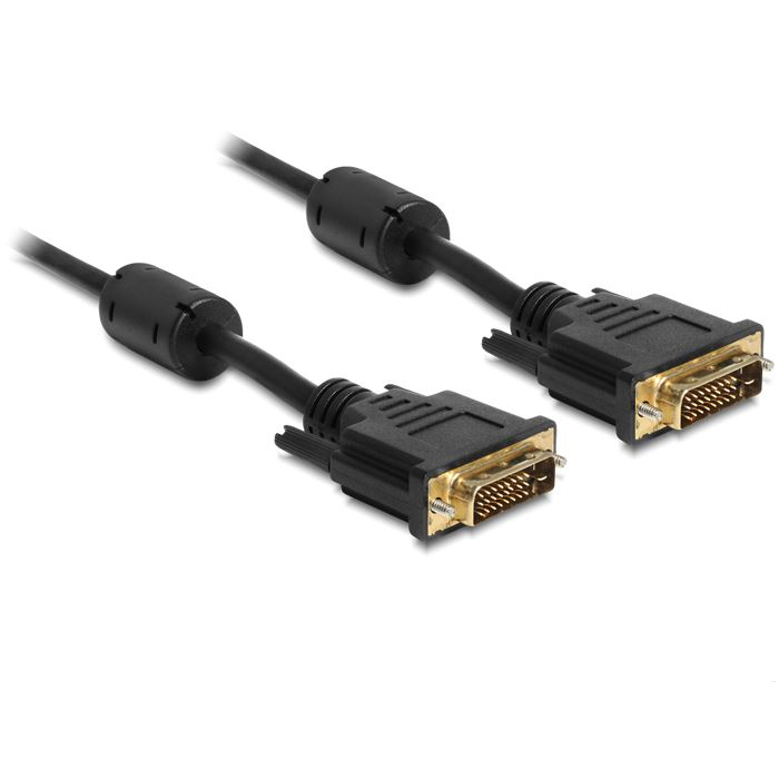 DeLock 83190 DVI-D 24+1 male --> DVI-D 24+1 male 2m kábel (83190)